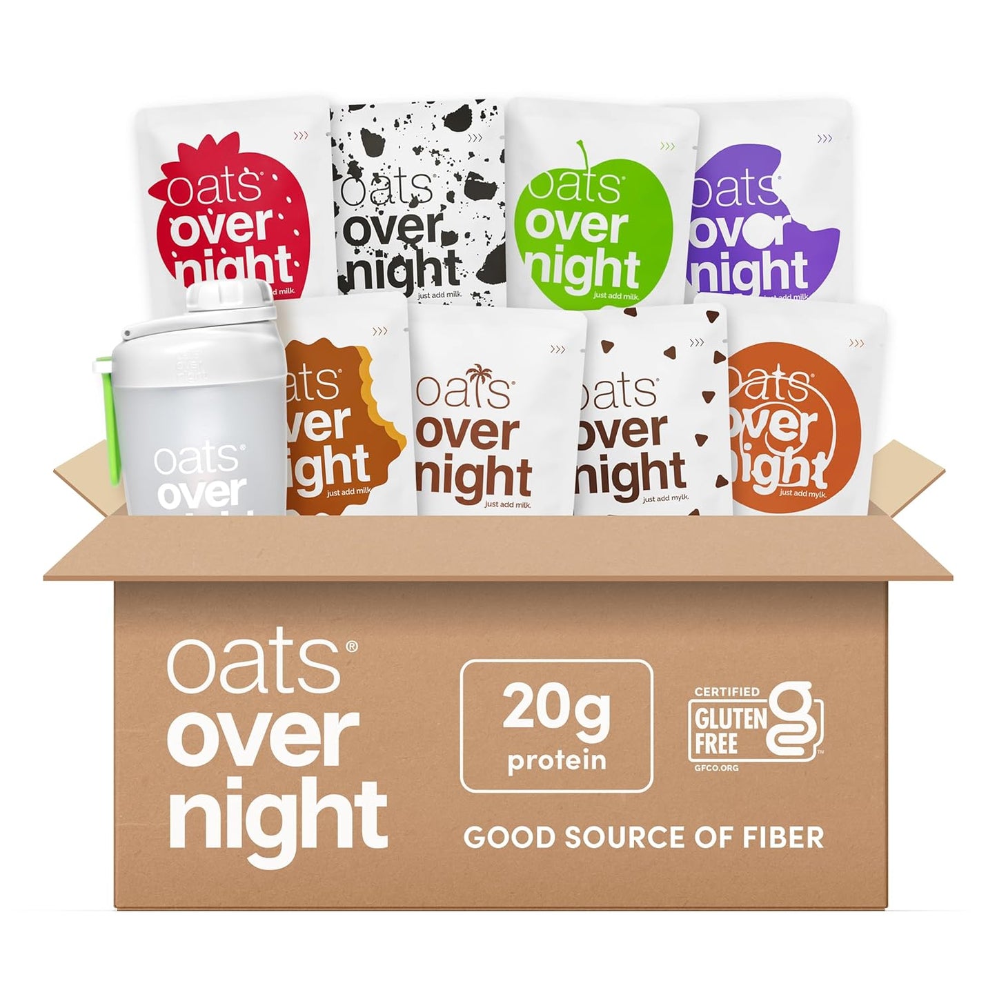 Oats Overnight Party Variety Pack - High Protein Breakfast Shake