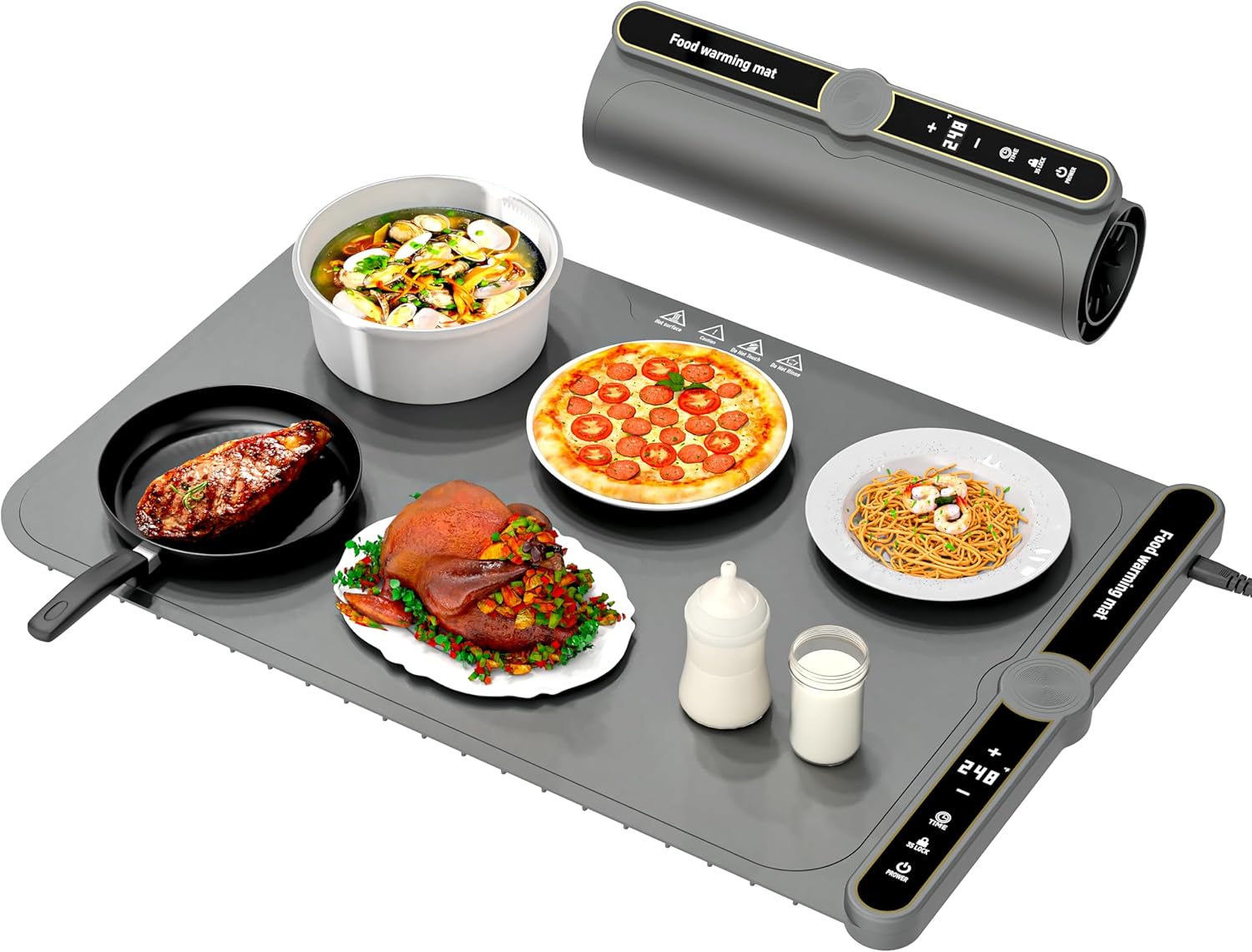 LYSXP Food Warming Mat for Parties and Daily Use, 15x23.6Inch