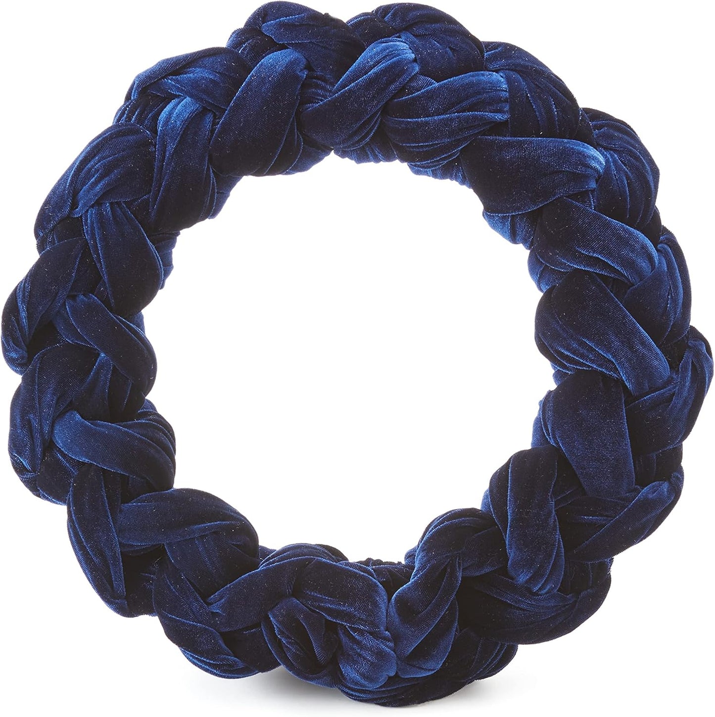 Navy Velvet Wreath for Cozy Modern Home Decor and Weddings