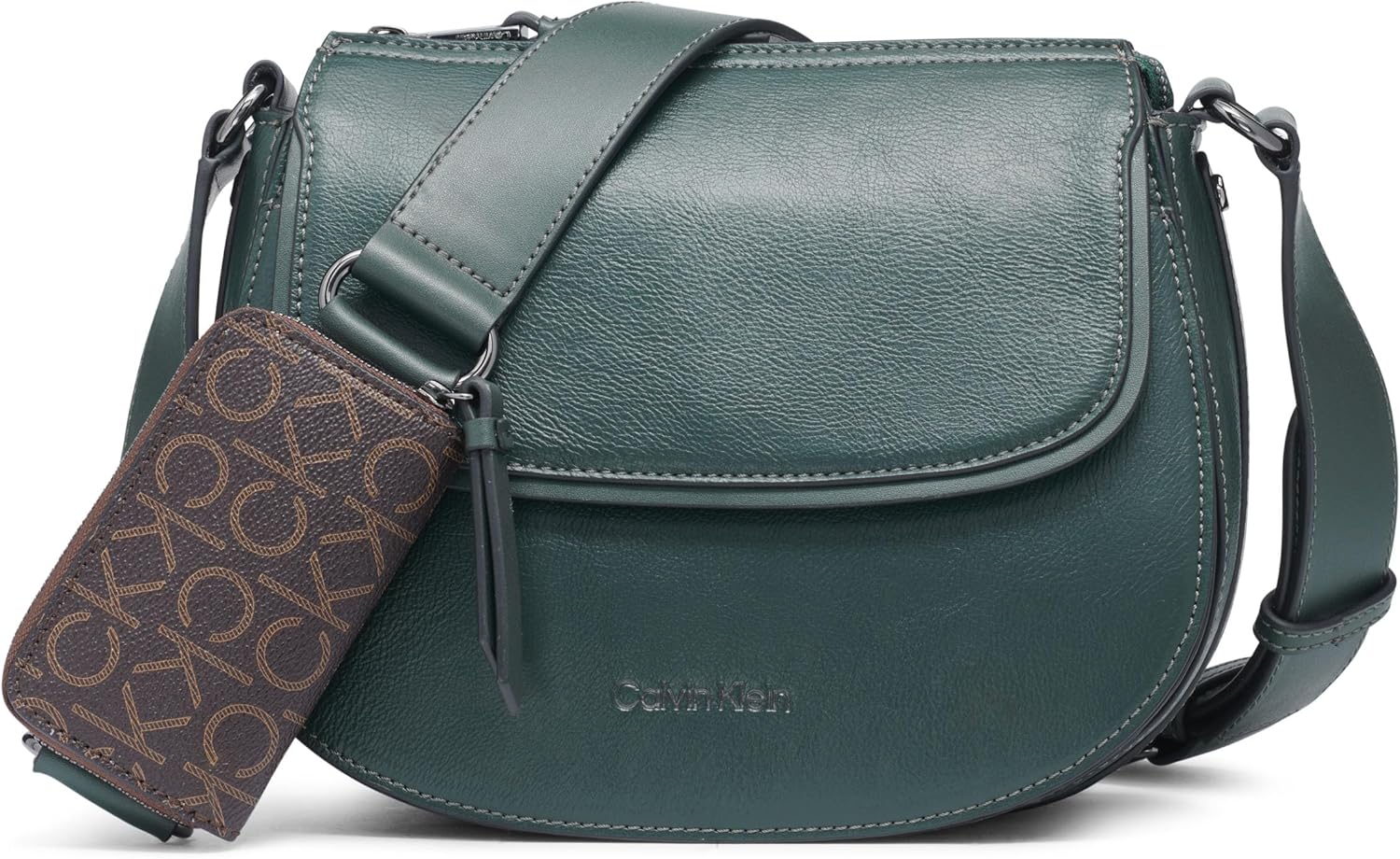 Calvin Klein womens Bella Novelty Crossbody: Stylish Vegan Leather