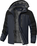 Waterproof Winter Jacket for Men with Fleece Lining and Hood
