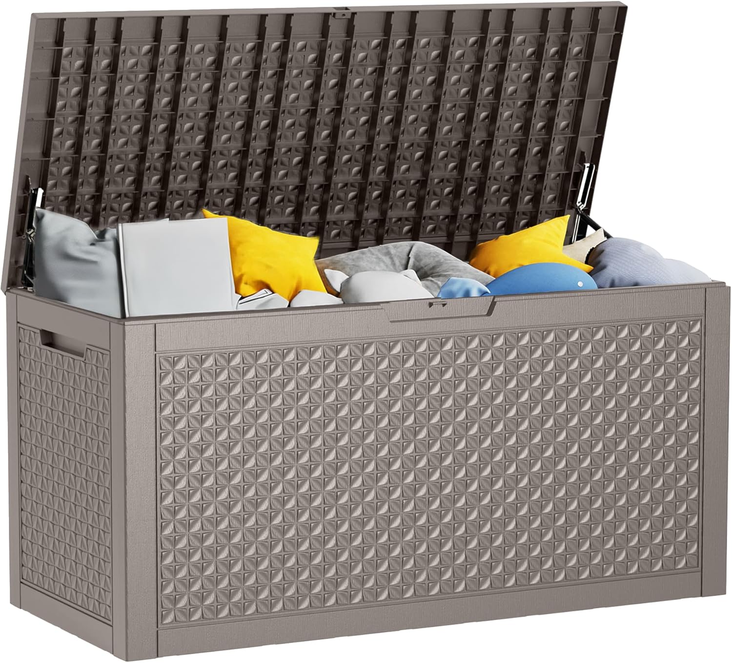 100 Gallon Outdoor Storage Box for Deck and Patio Use