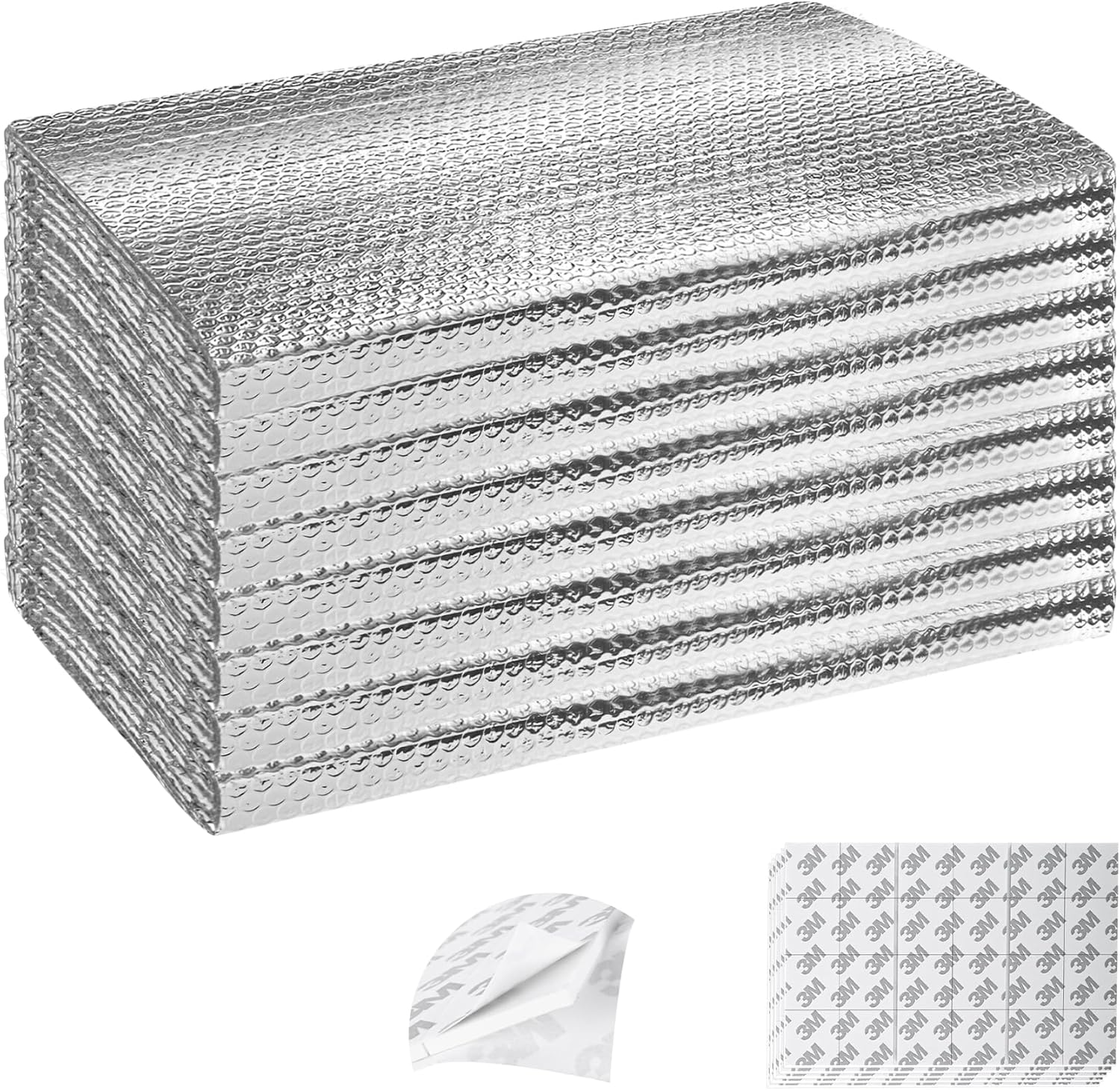 Garage Door Insulation Kit 8P Double Bubble for Year-Round Comfort
