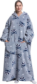 Blanket Hoodie Long Wearable Blanket Sweatshirt - Oversize Warm