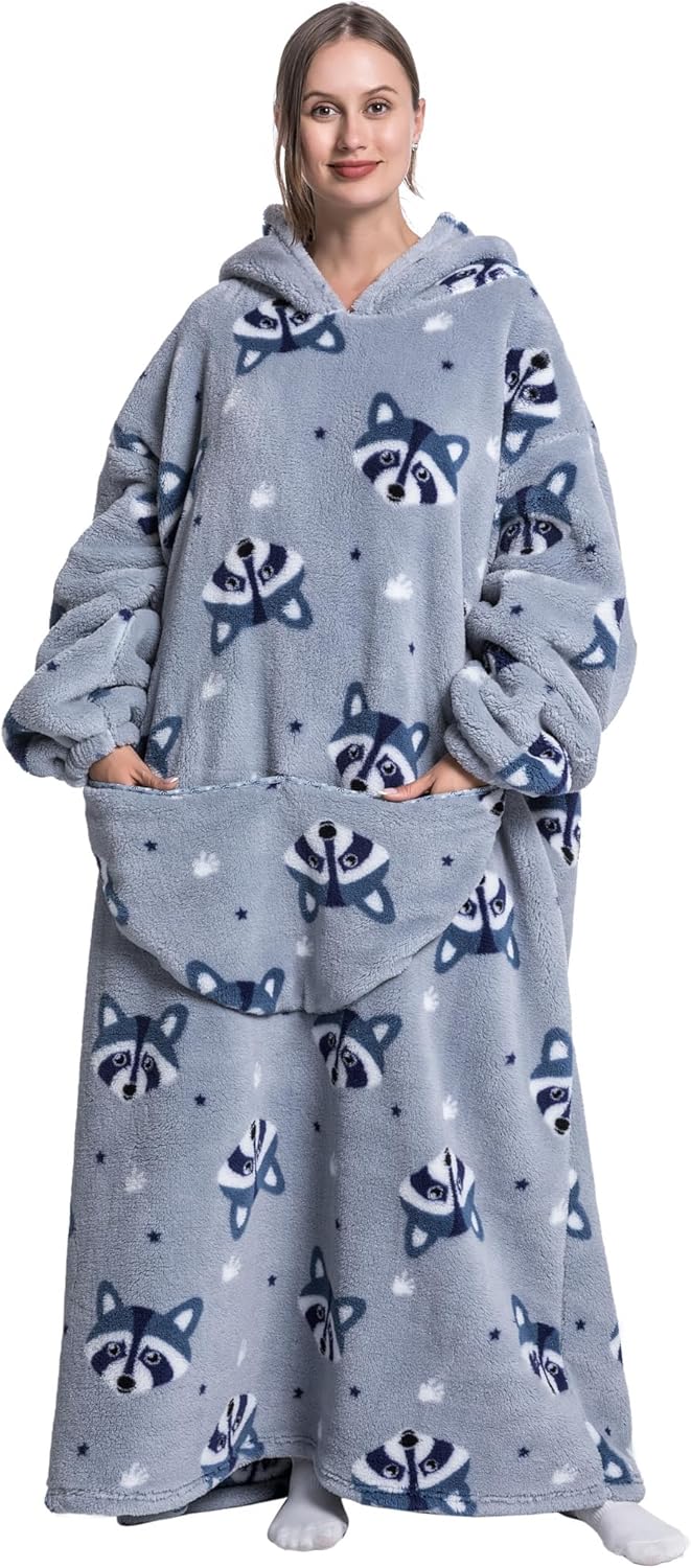 Wearable Blanket Hoodie for Men and Women - Cozy and Stylish
