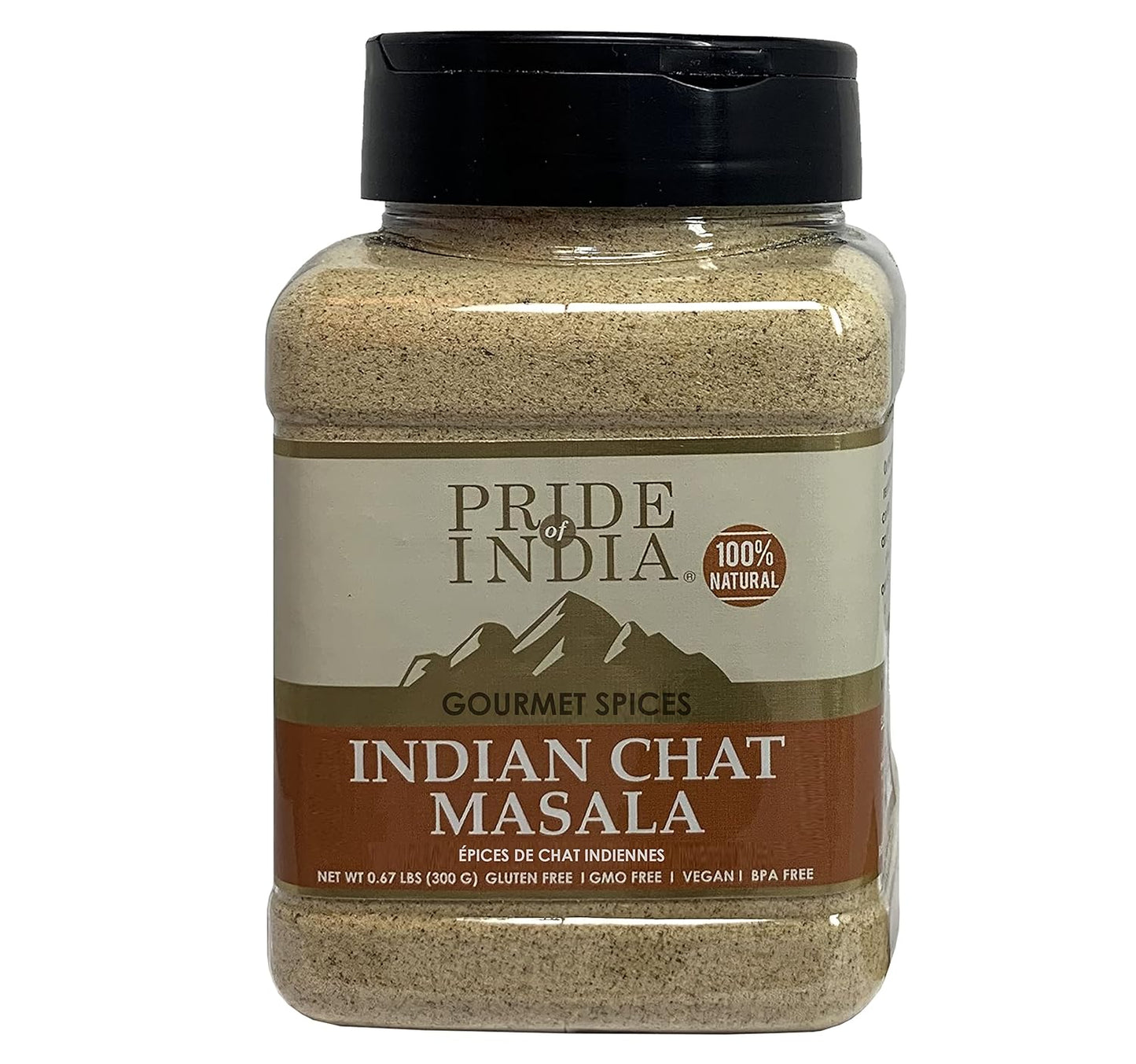 Pride of India Indian Chat Masala Seasoning Spice Pack of 6