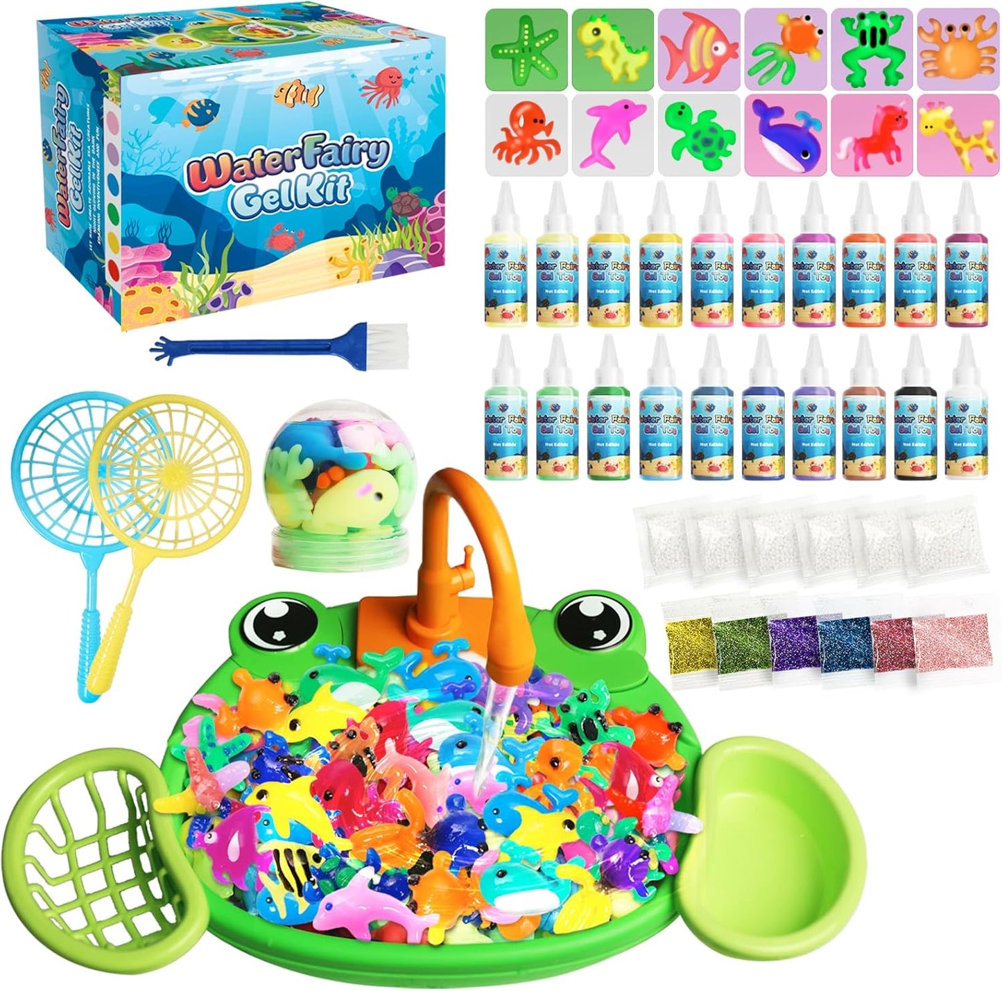 Glow in The Dark Water Craft Toy DIY Elf Kit for Creative Fun
