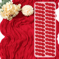 Red Cheesecloth Table Runner 17 x 108 in 30 Pack - Rustic Romantic