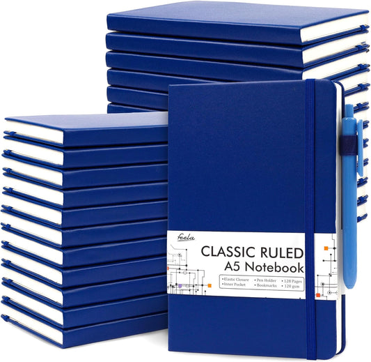 feela 24 Pack Business Journals with Pen Holder