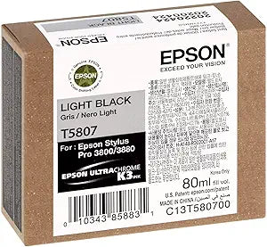 Epson T5807 UltraChrome K3 Light Black Ink Cartridge Review
