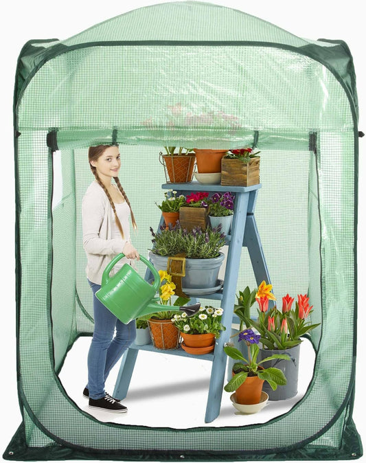 Porayhut Pop Up Greenhouse Tent for Indoor Outdoor Gardening