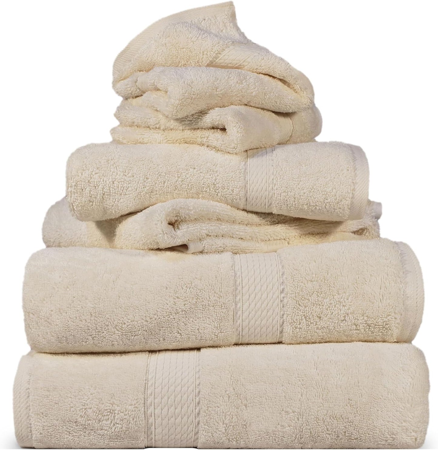 Superior Egyptian Cotton Pile Towel Set for Luxurious Comfort