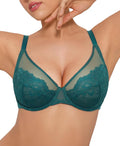 Minimizer Bras for Women Plus Size Full Coverage Lace Underwire nylon