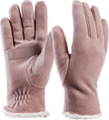 isotoner Womens Stretch Fleece Gloves for Cold Weather Comfort