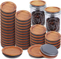 36Pack Wide Mouth Mason Jar Lids with Airtight Silicone Seal