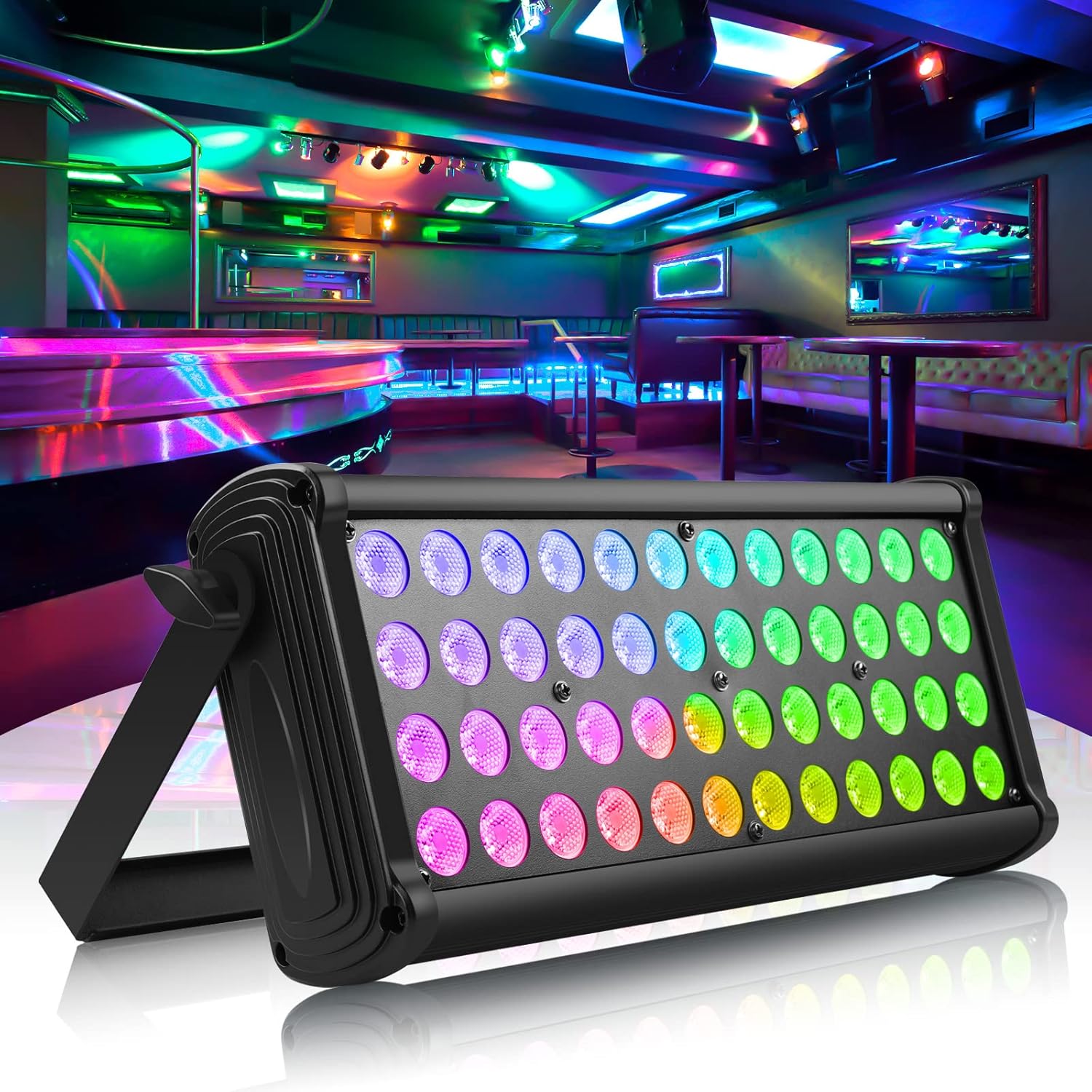 Stage Light Bar Wash Light 80W 48LEDs RGB for Parties and Events