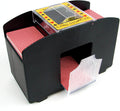 Automatic Card Shuffler 4 Deck - Portable Battery-Operated Shuffler