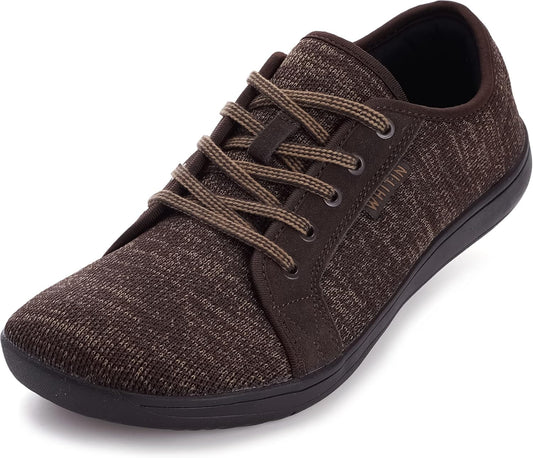 WHITIN Men's Wide Minimalist Barefoot Sneakers for Comfort