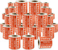 Fragile Stickers 2in x 3in 80 Rolls 40000 Labels - Bright Red