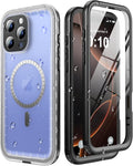 Magnetic for iPhone 16 Pro Case Waterproof - Full Body Rugged Cover