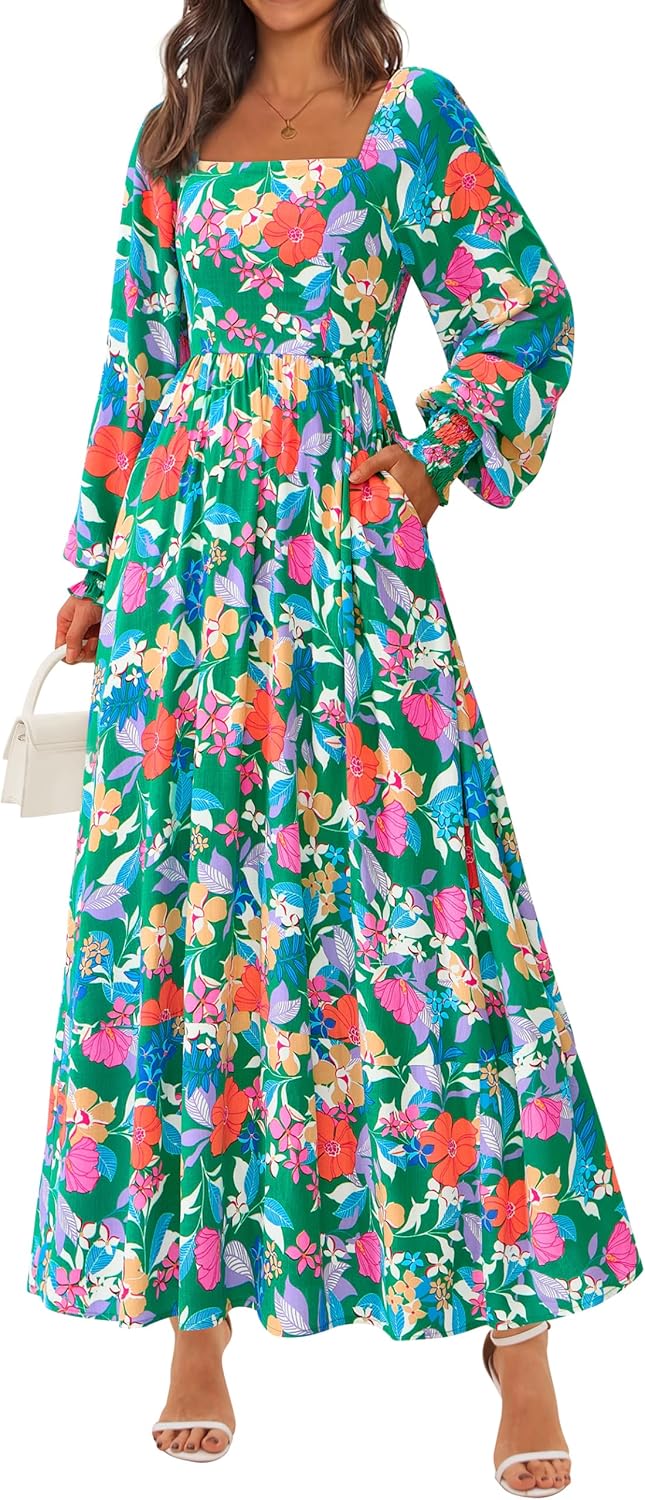 Floral Maxi Dresses for Women 2025 - Elegant Boho Style