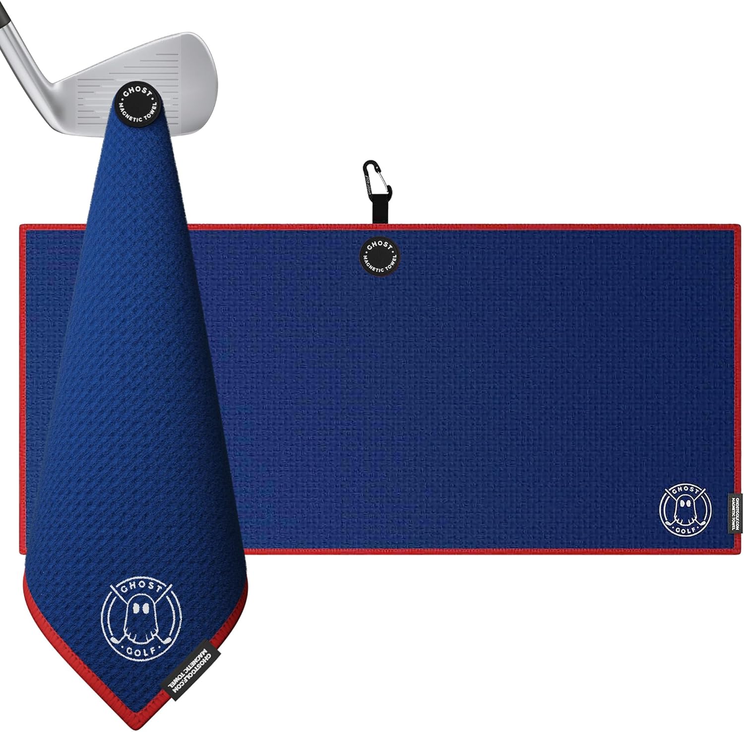 Ghost Golf Magnetic Towel Caddie - Premium Microfiber Golf Towel
