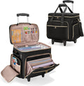 Rolling Teacher Bag with Wheels - Spacious Teacher Tote for 15.6in
