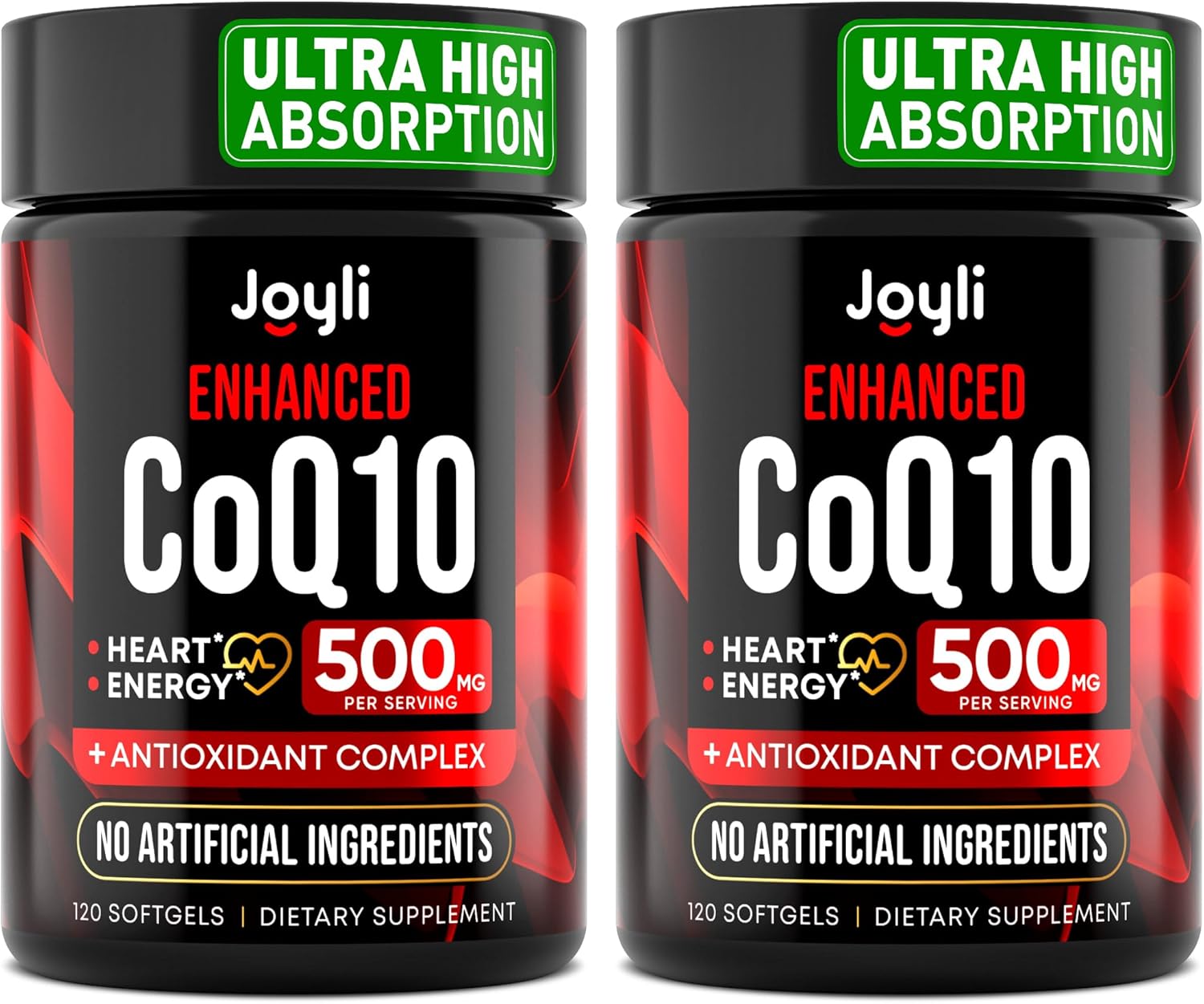 JOYLI Nutrition CoQ10 500mg - Energy & Vitality Boost