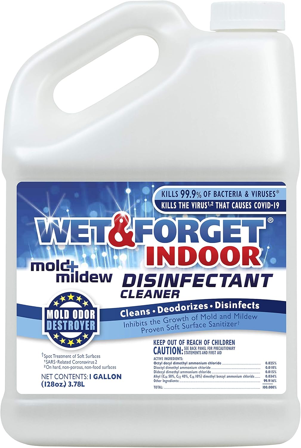 Wet & Forget Indoor Mold and Mildew Cleaner for Home Use
