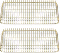 9x13 in Cooling Rack Set - Fits Small Baking Sheet, Gold