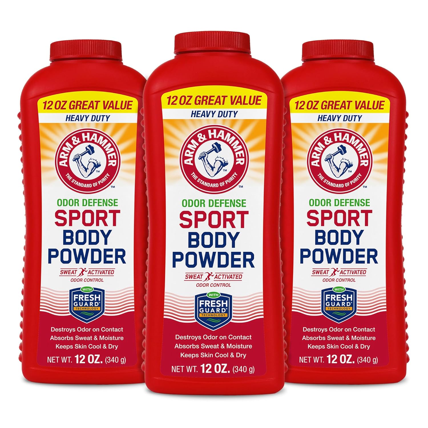 Arm & Hammer Sport Body Powder for Men and Women, Talc Free