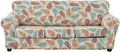 Printed Stretch Sofa Slipcover for 3 Cushion Couches - 4 Piece Fit