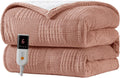 Heated Blanket Electric Throw 50in x 60in - Super Soft Warmth