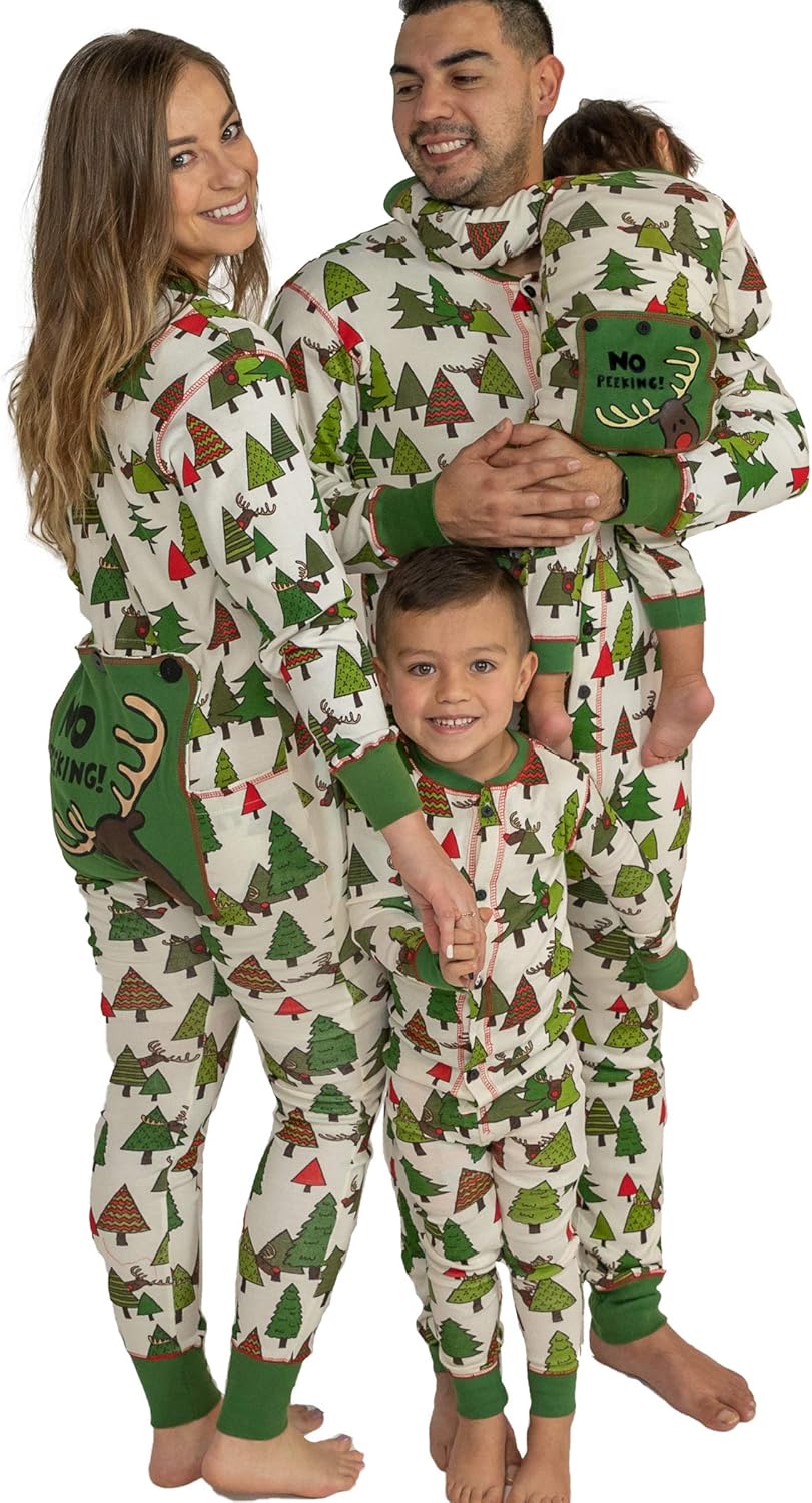 Lazy One Flapjacks Matching Christmas Pajamas for Family Fun
