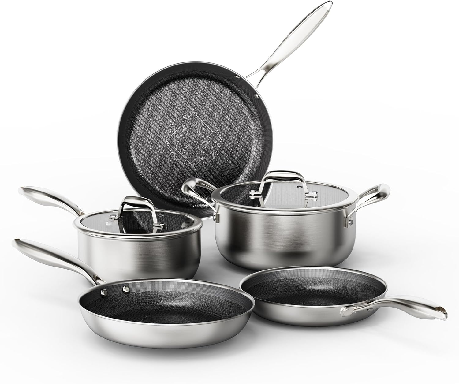COOKER KING Stainless Steel Cookware Set for Every Kitchen