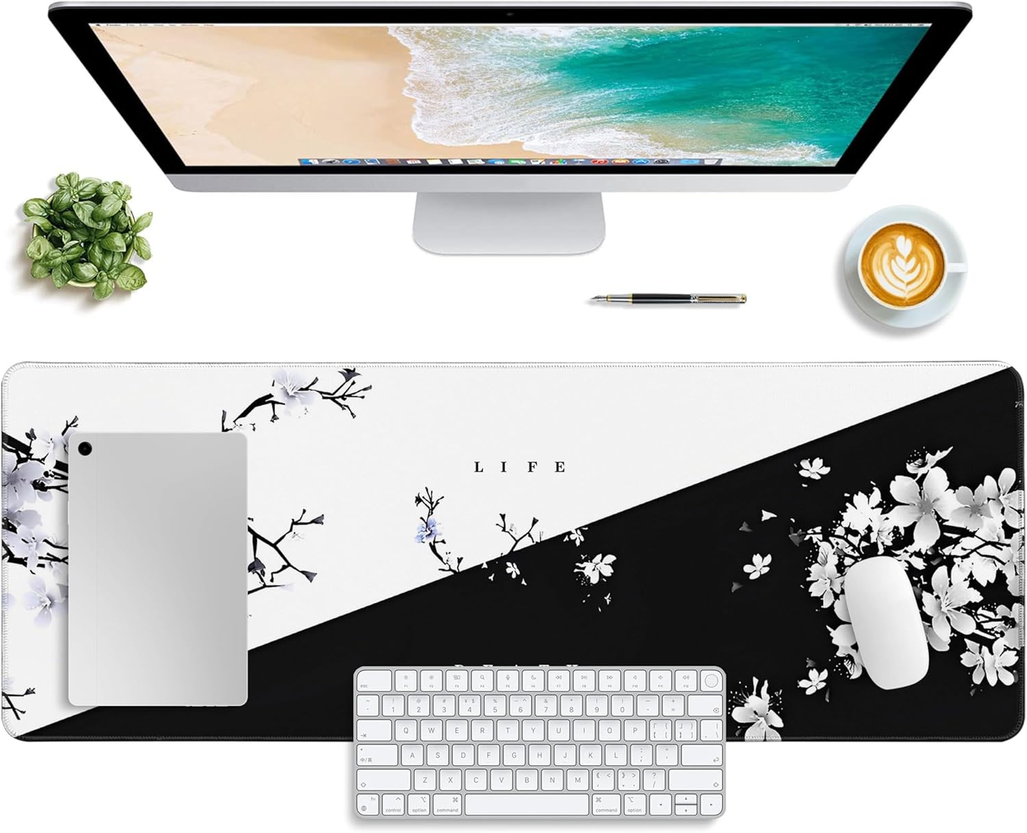 Cherry Blossom XL Desk Pad - Stylish & Protective