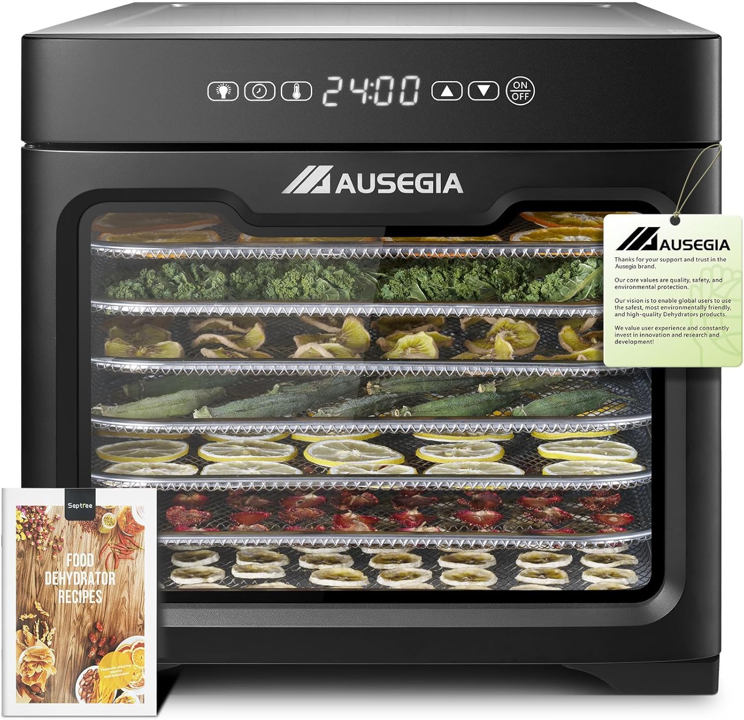 Commercial Large Food Dehydrator with 8 Trays for Efficient Drying