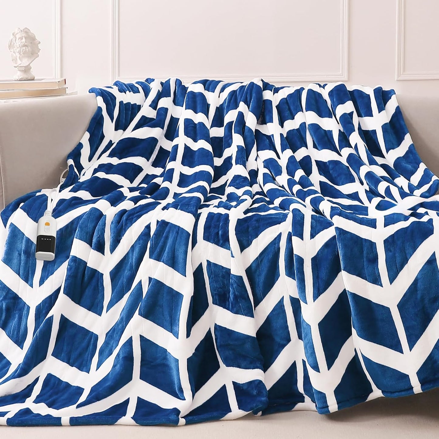 VENTIMI Electric Blanket Heated Throw for Ultimate Comfort