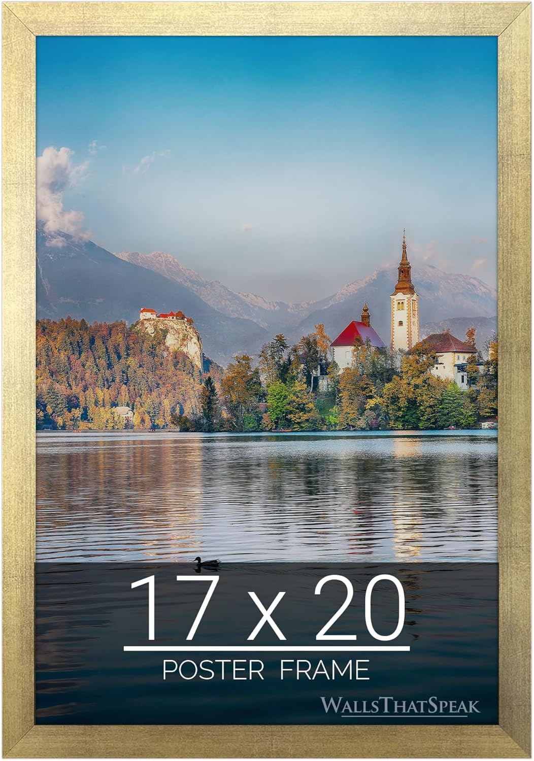 17x20 Gold Picture Frame for Puzzles Posters Photos Artwork
