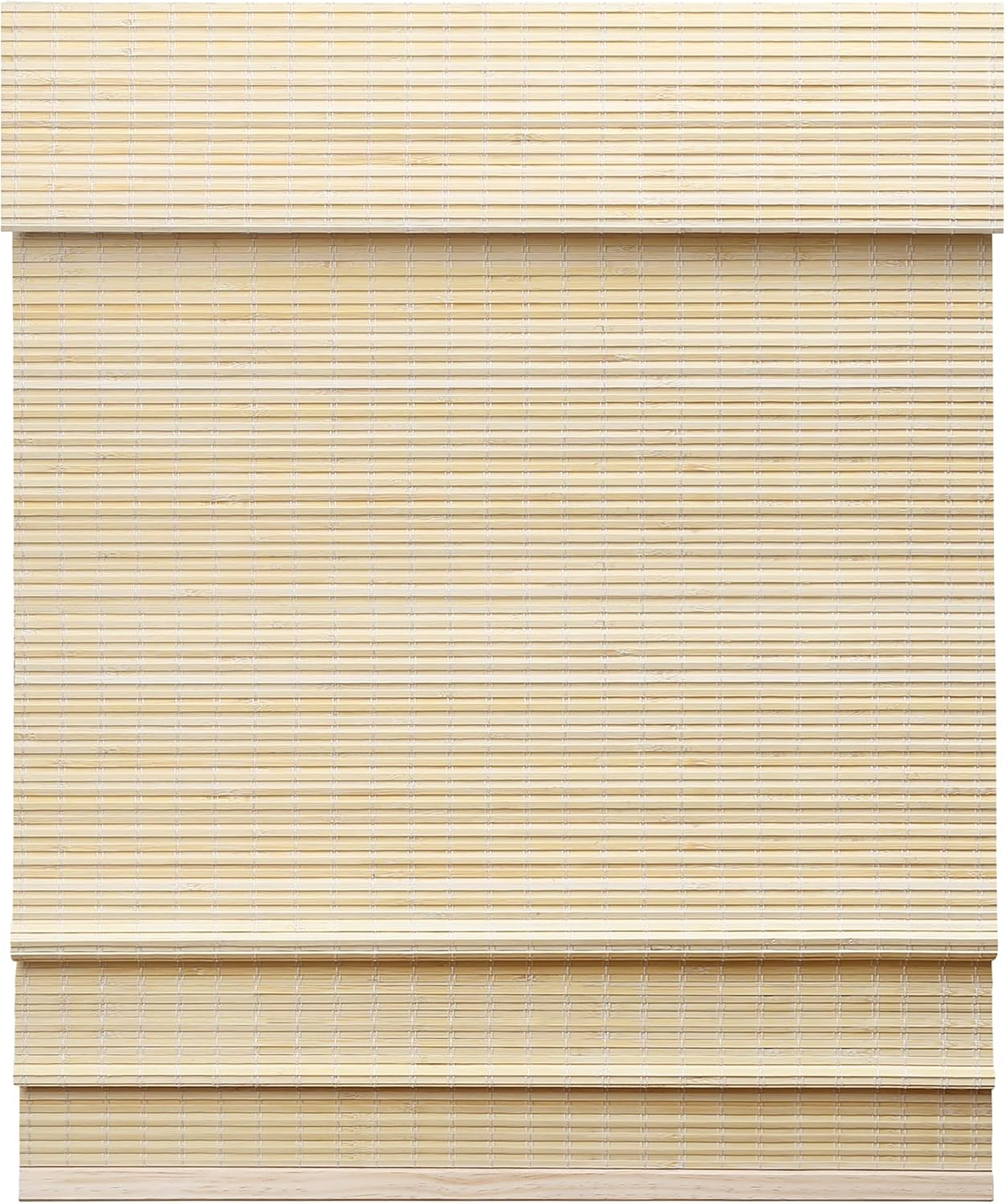 Cordless Bamboo Roman Shades for Privacy and Style in Windows