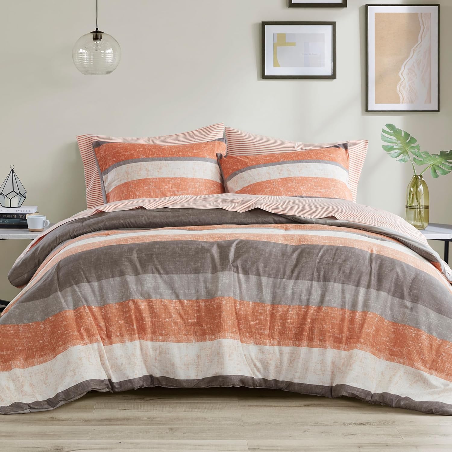 Madison Park Jaxon Queen Comforter Set for Modern Bedroom Style