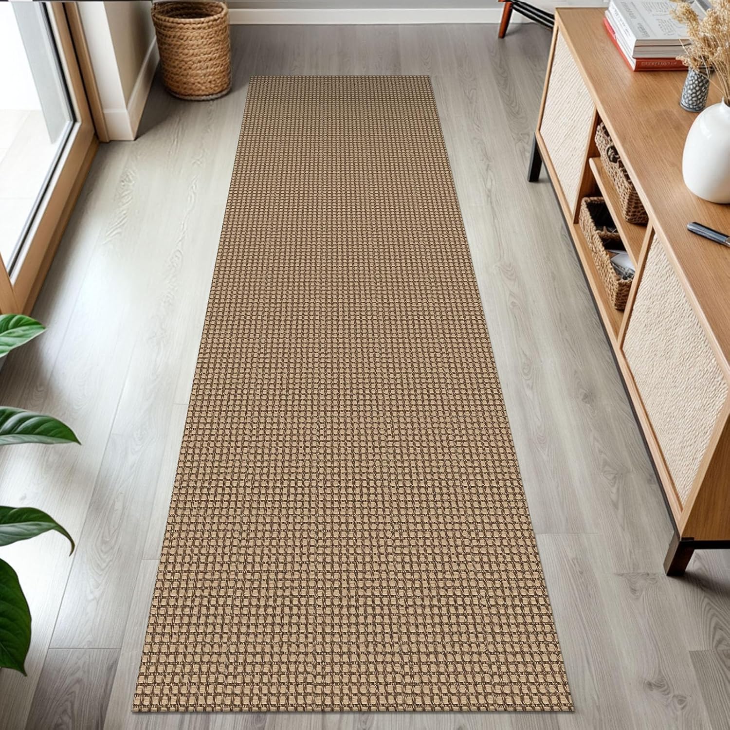Boho Runners for Hallways 2x7 ft Washable Non Slip Rug