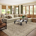Machine Washable Rugs for Living Room 8x10 - Stain Resistant Low Pile
