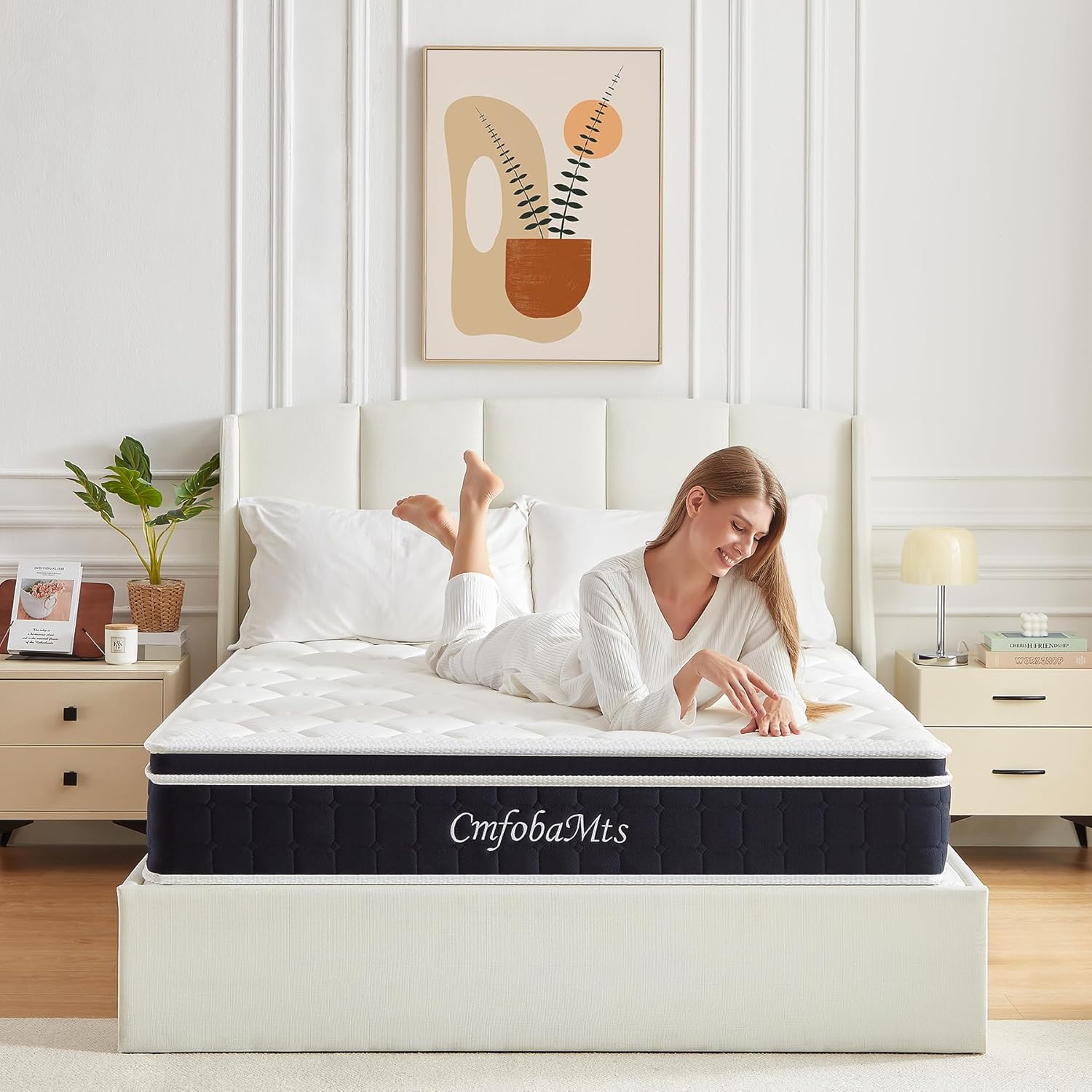 Full Mattress 10 Inch Memory Foam Hybrid for Comfort and Support