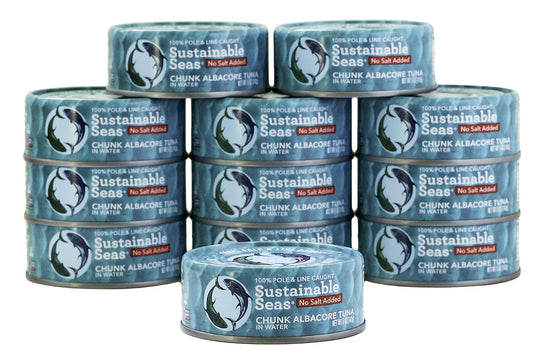 Sustainable Seas Chunk Albacore Tuna in Water, No Salt Added