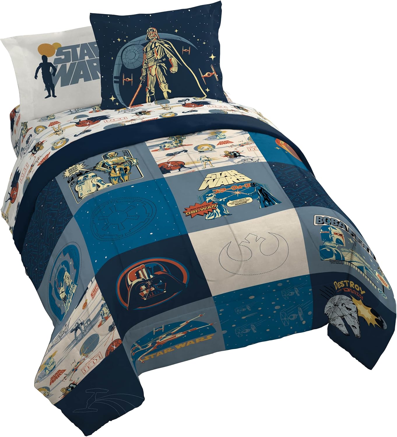 Star Wars Kids Comforter Set with Sheets and Pillow Covers