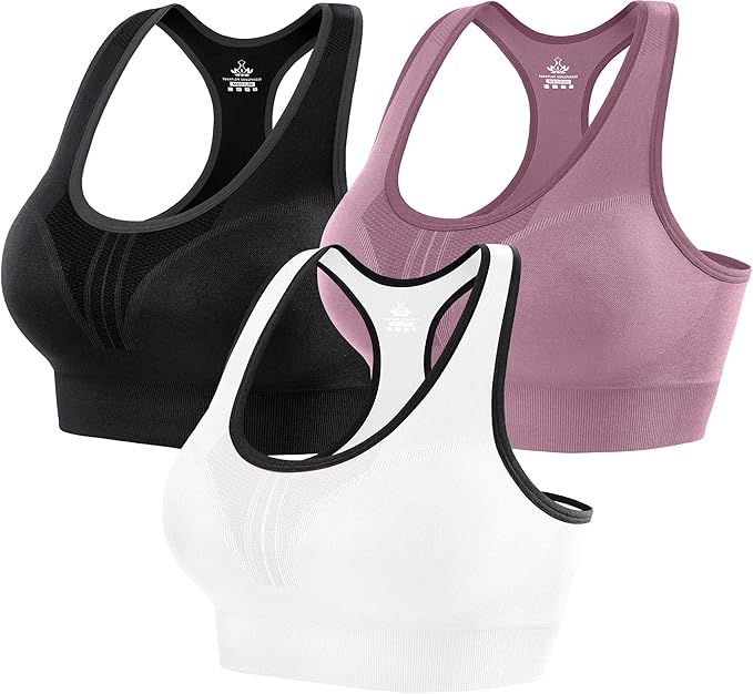 Heathyoga High Impact Sports Bras for Women - Perfect for Workouts