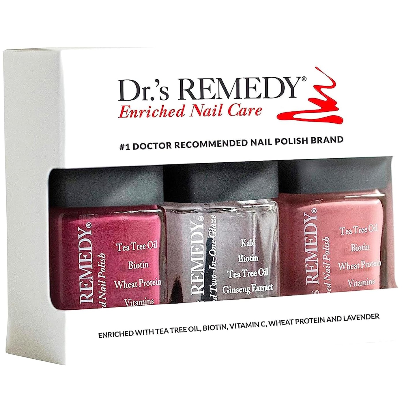 Drs Remedy Nail Polish Kit - All Natural Strengthener Set