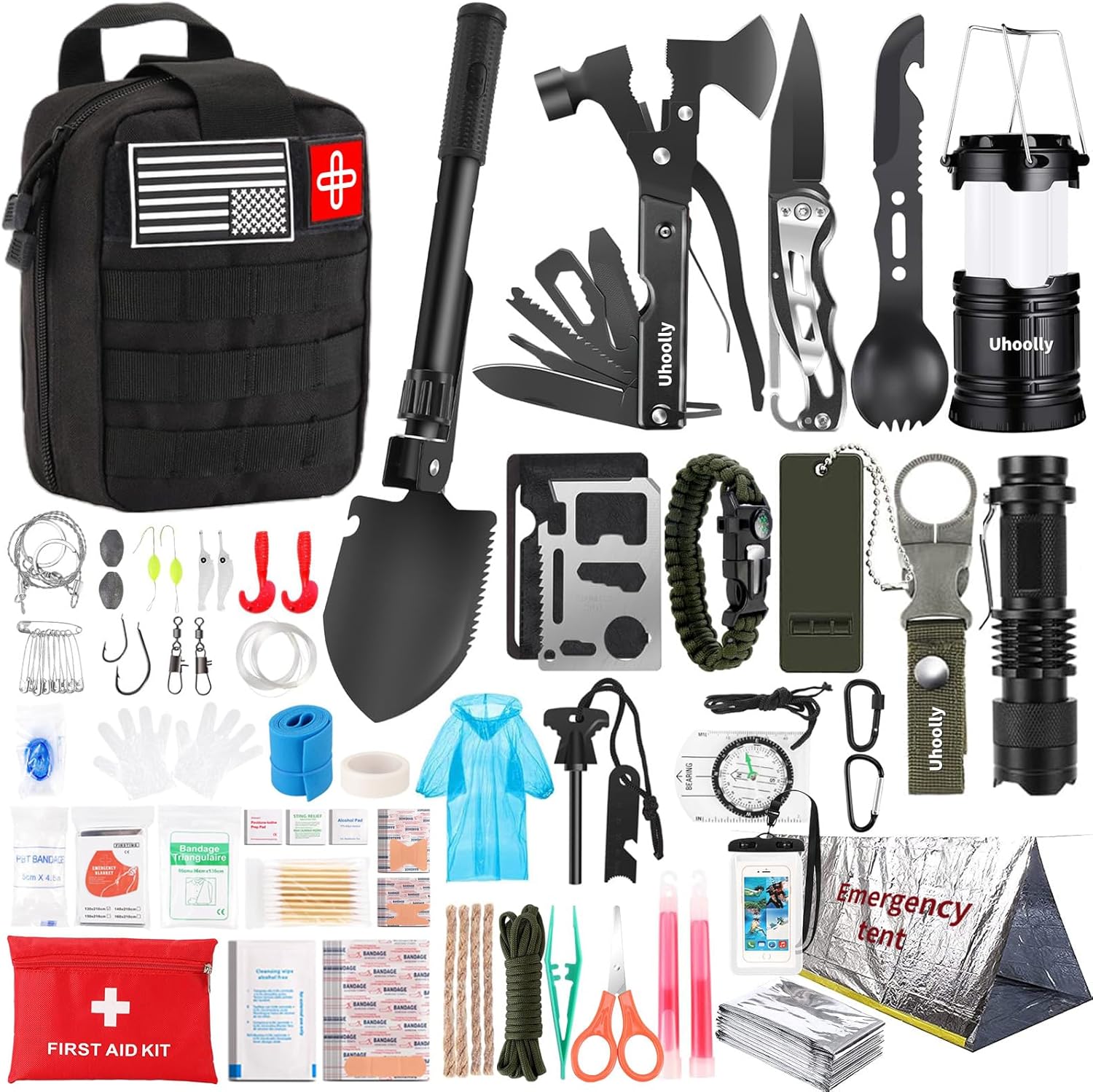 252-pc Survival Kit - Uhoolly: Ultimate Emergency Gear