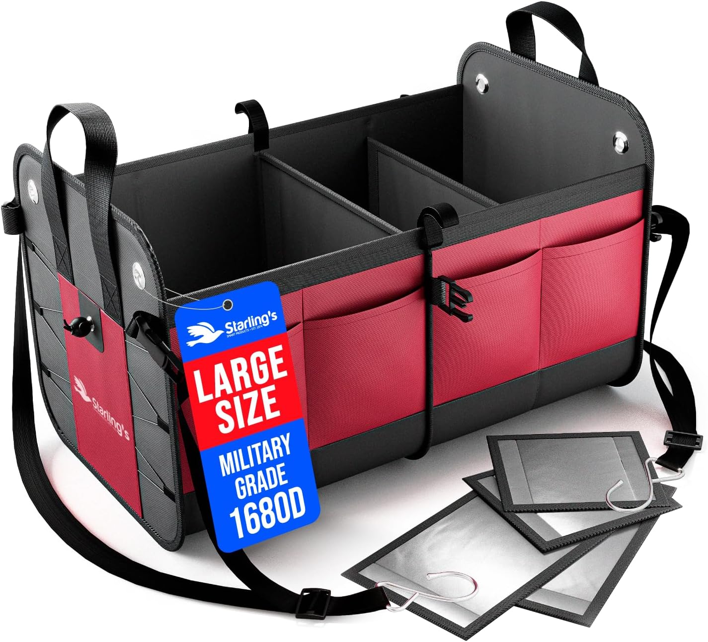 Large Collapsible Car Trunk Organizer for SUVs and Trucks